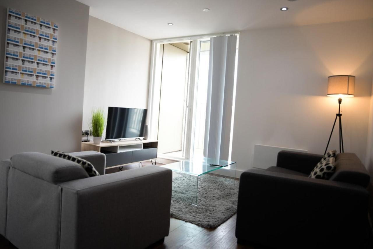 Onpoint Apartments - Spacious 2 Bedroom Apt - City Centre With Balcony Manchester Buitenkant foto