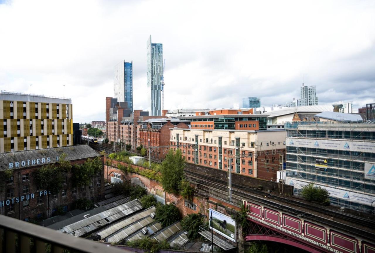 Onpoint Apartments - Spacious 2 Bedroom Apt - City Centre With Balcony Manchester Buitenkant foto
