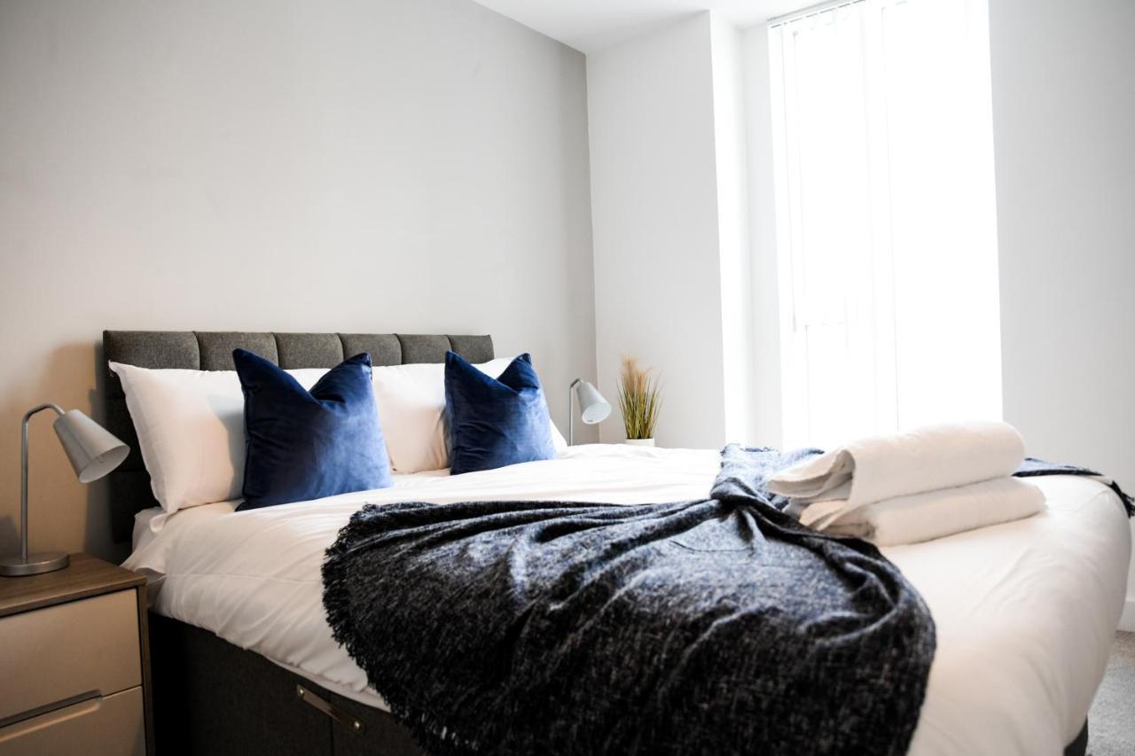 Onpoint Apartments - Spacious 2 Bedroom Apt - City Centre With Balcony Manchester Buitenkant foto