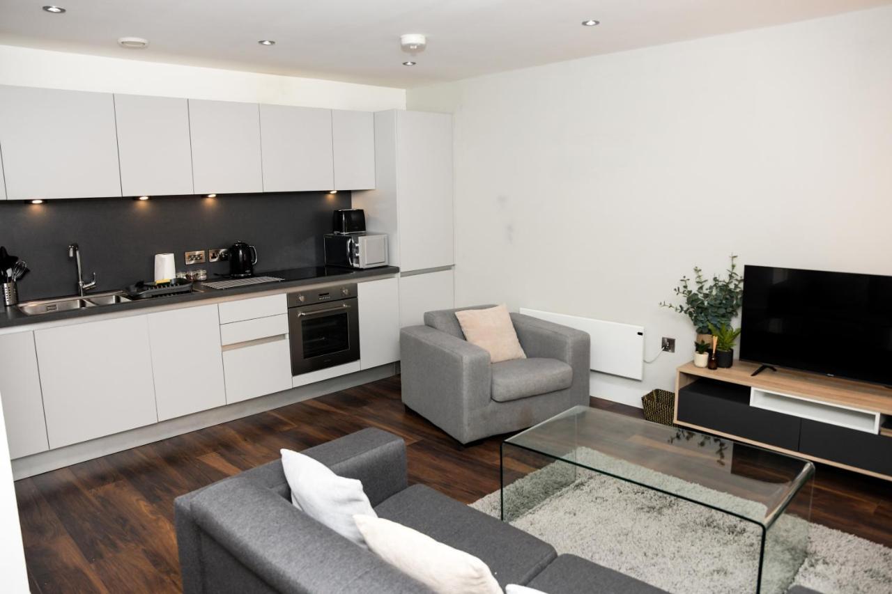 Onpoint Apartments - Spacious 2 Bedroom Apt - City Centre With Balcony Manchester Buitenkant foto