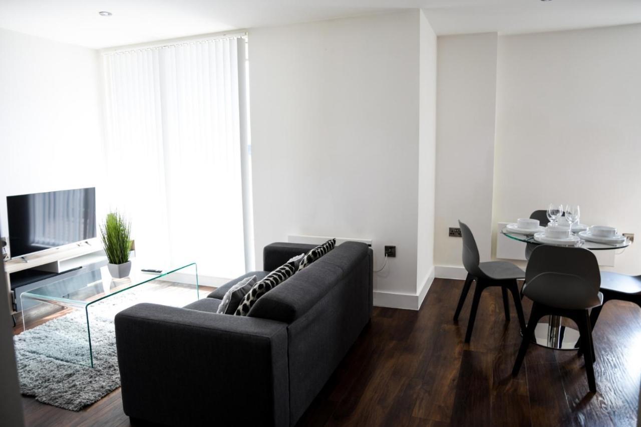 Onpoint Apartments - Spacious 2 Bedroom Apt - City Centre With Balcony Manchester Buitenkant foto